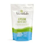 Westlab Reviving Epsom Salt | 1kg Resealable Pouch | Pure and Unscented, Pack of 1