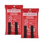 RHINO RESCUE Fire Blanket, 40''×40'