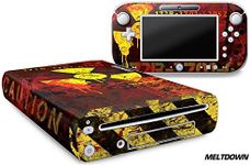 247 Skins Graphics kit Sticker Decal Compatible with Nintendo Wii U and Controllers - Meltdown