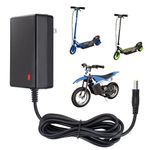 12v Charger for Razor Power Core E90 Charger for Electric Scooter Black Label Powercore E90 E95 12V Kids Ride On MX125 Dirt Bike 5FT 12 Volt Power Adapter