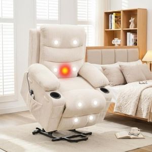 Garvee Oversized Power Lift Recliner Chair for Elderly with Wide Seat