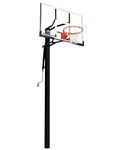 Silverback B5400W 54-Inch SB-54iG In-Ground Basketball System with Tempered Glass Backboard