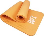 #DoYourFitness® x World Fitness - Fitness Mat »Yamuna« 183 x 61 x 1,5 cm - Exercise Mat extra thick NBR foam - Gym Mat non-slip - ideal for Fitness, Home Gym, Training, Pilates - Orange