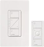 Caseta Wireless Smart Lighting Dimmer Switch and Remote Kit for Wall & Ceiling Lights, White