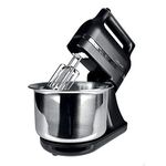 Lakeland 5 Speed Hand Mixer & Stand Mixer with Rotating Bowl Matt Black 3.5L