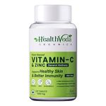 HEALTH VEDA ORGANICS PRIVATE LIMITED Natural Vitamin C 1000 mg I 120 Veg Tablets I Boosts Immunity, Antioxidant & Skin Care | For both Men & Women