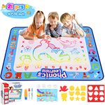 Tragik Toddler Toys for 2 3 4 5 Year Old Boys Girls, Water Mat Gifts for 2-6 Year Girls Stocking Fillers, Educational Toys for 2-5 Year Olds Water Mat Birthday Gift for Kids