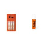 Rico RCRKGR01 Cork Grease + Rico 1.5 Strength Reeds for Bb Clarinet (Pack of 3)