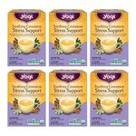 Yogi Tea - Soothing Cinnamon Stress Support Tea (6 Pack) - With Ashwagandha and Passionflower- Caffeine Free Organic Herbal Tea - 96 Tea Bags