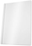 Pavo - A4 Thermal Binding Cover 8 mm - Clear/White (Pack of 100) - up to 61-80 Sheets