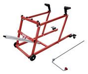 Extreme Max 5800.1066 PRO Snowmobile Lift with Wheel Kit, Red