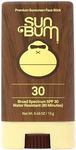 Sun Bum Original SPF 30 Face Stick Sunscreen - Water-Resistant Broad Spectrum Facial Sunscreen with Vitamin E - Hawaii 104 Act Compliant (Without Octinoxate & Oxybenzone) - Travel Friendly - 0.45 oz