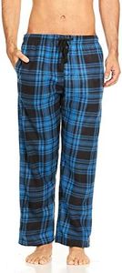 DARESAY Mens Microfleece Pajama Pants/Lounge Wear with Pockets and Adjustable Waistband