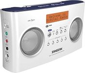 Sangean DPR-26BT Portable DAB+ Digital Radio (FM Tuner, Bluetooth, AUX-in) White