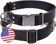 ADITYNA - Leather Dog Collar with M