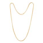 Radha's Creations Traditional medium thickness chain Necklace One Gram Gold Plated For Women and Girls No.1195 (24 Inches)