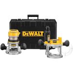 DEWALT Router, Fixed/Plunge Base Combo Kit, 11-Amp, 1-3/4 HP, (DW616PK)