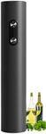 Electric Wine Bottles Opener, Automatic Wine Corkscrew Openers,Battery Operated Cork Remover for Wine Lover Gift Home Kitchen Party Bar (Charging Model Black Stainless Steel)
