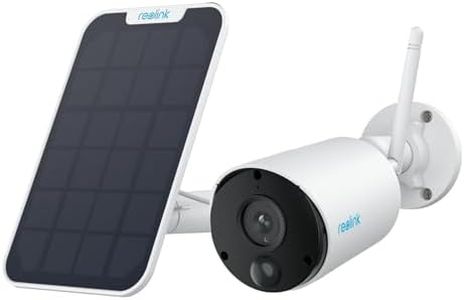 REOLINK 2K 3MP Solar Security Camera, Wireless Home Security Camera Outdoor Indoor, Night Vision, Human/Car Detection, 2.4G WiFi, Local Storage, No Monthly Fee, Support Home Hub, Argus Eco+Solar Panel