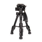 CAMBOFOTO 12.5'' Mini Tabletop Tripod Three Dimension Head Built in Bubble Level SLR/DSLR