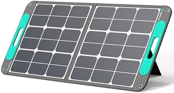 VIGORPOOL 100W Portable Solar Panel for Vigorpool Power Station, Foldable Solar Cell Solar Charger with USB A/C Outputs for Phones Computers