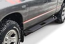 APS iArmor Stainless Steel Off-Road Steps Armor Compatible with Dodge Ram 1500 2002-2008 Quad Cab & 2500 3500 03-09 (Nerf Bars Side Steps)