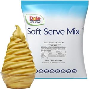 Dole Mango Soft Serve Mix, Dairy-Free Frozen Dessert Mix, 4.5 lb