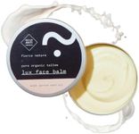 Luxe Face Balm with Carrot Seed Oil, Pure Tallow Balm as Vitamin-Rich Natural Face Moisturizer, Men and Women’s Cleansing Balm for Face and Body, Unscented, 100g - Fierce Nature