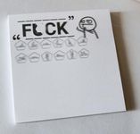 Funny Sticky Notes Memo Pads for Desk, 4 Pieces Set with 50pcs Stickers, Gag Gifts for Coworkers, Friends, Boss, Teacher (4pcs)