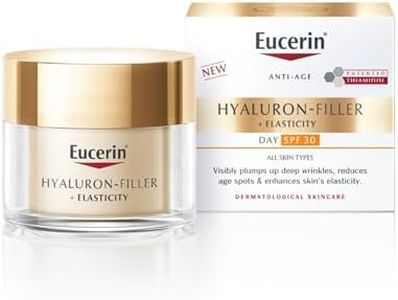 Eucerin Hyaluron-Filler + Elasticity Day, Anti-Ageing Facial Care for Mature Skin with SPF 30 and UVA Protection, 50ml