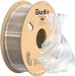 GratKit PETG 3D Printer Filament 1KG, PETG Filament 1.75mm, 3D Printing Filament PETG Transparent