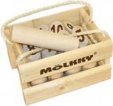 Tactic Molkky Wooden Pin & Skittles Crate Game