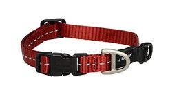 Rogz Utility Collar Nitelife, Small, Red