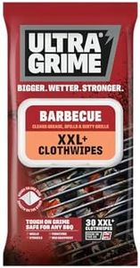 ULTRAGRIME XXL+ BBQ Clothwipes - Heavy-Duty Grill And Utensil Cleaning Wipes (30 Pack)
