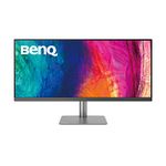 BenQ PD3420Q Designer Monitor (AQCOLOR Technology, 34 inch, 21:9 Ultrawide, WQHD 1440P, P3 Wide Color, USB-C 65W, DisplayHDR 400, KVM, Compatible for MacBook Pro M1/M2), Black