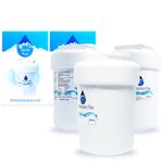 3-Pack Replacement for General Electric PFSS2MIYI SS Refrigerator Water Filter - Compatible with General Electric MWF, MWFP Fridge Water Filter Cartridge