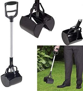 Pet Living Heavy Duty Jumbo Pooper Scooper Shovel Long Reach Dog Waste Scoop Pickup Remover