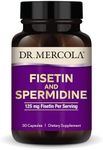 Dr. Mercola Fisetin and Spermidine, 30 Capsules 125 mg Fisetin, Non-GMO, Gluten Free, Soy Free