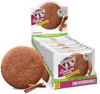Lenny & Larry's Complete Protein Cookie, [Snickerdoodle], Chewy Soft Baked, 16g Plant Protein, Vegan, Non-GMO, High Fiber, 2 Ounce Cookie (Pack of 12)