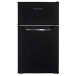 Russell Hobbs RH48UCFF2B 48cm Wide Undercounter Fridge Freezer, LED light, 85 litres, Black, Noise level: decibels 4