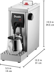 Dualit Cino Milk Steamer – 850ml Stainless Steel Frother
