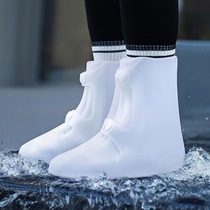 SooGree Waterproof Rain Shoe Covers Rubber Shoe Boot Covers Not-Slip Reusable Rain Shoe Protectors Galoshes Overshoes for Man and Women Sand Control Rain Snow