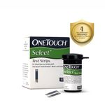 OneTouch Select Test Strips | Pack of 50 Strips | Blood Sugar Test Machine Testing Strips | Global Iconic Brand | For use with OneTouch Select Simple Glucometer