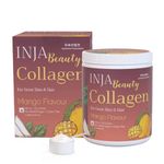 INJA Wellness Beauty Marine Collagen Supplement For Women, Men, Vitamin C Collagen With Japanese Formulation, Healthy Joints, Muscles, Skin & Hair, Sugar & Gluten Free, Mango Flavor, 125Gm - Powder