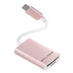 WALNEW USB C Micro SD Card Reader with Dual Slots, USB 3.0 Memory Card Reader for Mac OS,Windows,Android on PC,iPhone 15,iPad,and MacBook,Support SD/SDXC/SDHC/TF/Micro SDHC/UHS-I Cards (PINK)