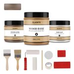 GLAINTE Wood Look Paint for Furniture, Countertop, Cabinets, Doors Interior, (English Oak) Wood Like Paint Cover 25-30 sq.ft