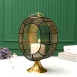 CraftVatika Gift Candle Holder Stand for Home Decoration, Metal Wall Hanging Lantern Tea Lights Candle Holder for Home Decoration Corporate Return Gifts, Housewarming Diwali Wedding Gift