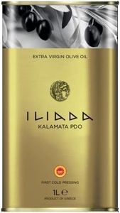 Iliada Pdo Kalamata Extra Virgin Olive Oil Tin, 1 Litre (Pack of 1)