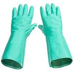 (XXL) - Tusko Products Best Nitrile Rubber Cleaning, Household, Dishwashing Gloves, Latex Free, Vinyl Free, XXL