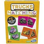 Trucks Matching Game for Kids Ages 3 and Up, Fun Preschool Game for 1+ Players, Memory Matching Card Game, English (Amazon Exclusive)